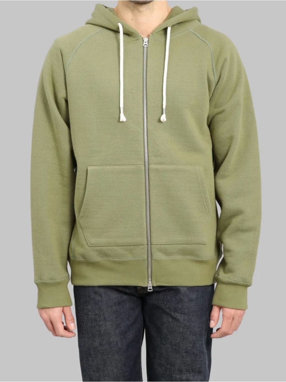 Wonder Looper Double Heavyweight Zip Hoodie Size L